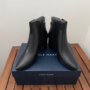 Cole Haan Ettie Buckled Leather Booties